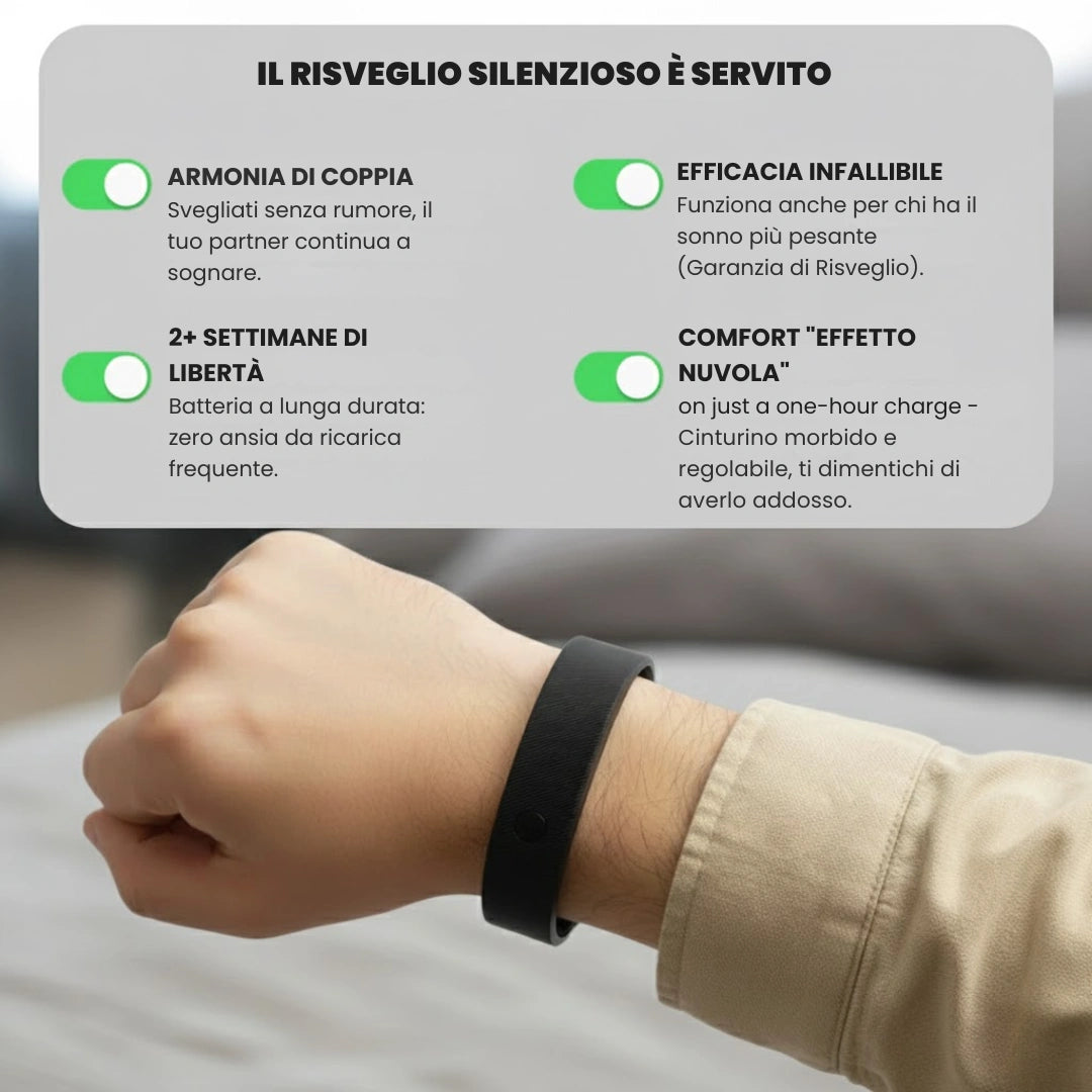 VIBRA - La Sveglia a Vibrazione Silenziosa.