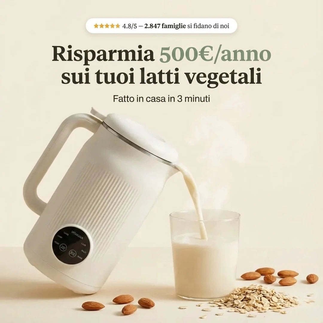 VitaMixia - Macchina Multifunzione 8-in-1 per Latte fresco