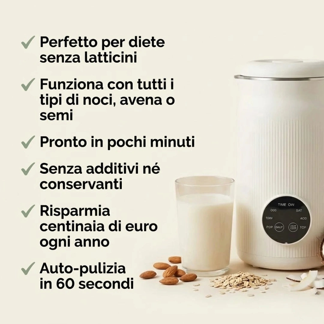 VitaMixia - Macchina Multifunzione 8-in-1 per Latte fresco