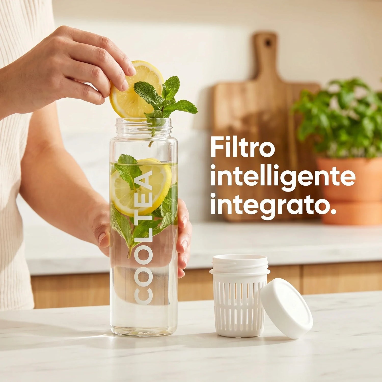 Borraccia - Filtro intelligente integrato