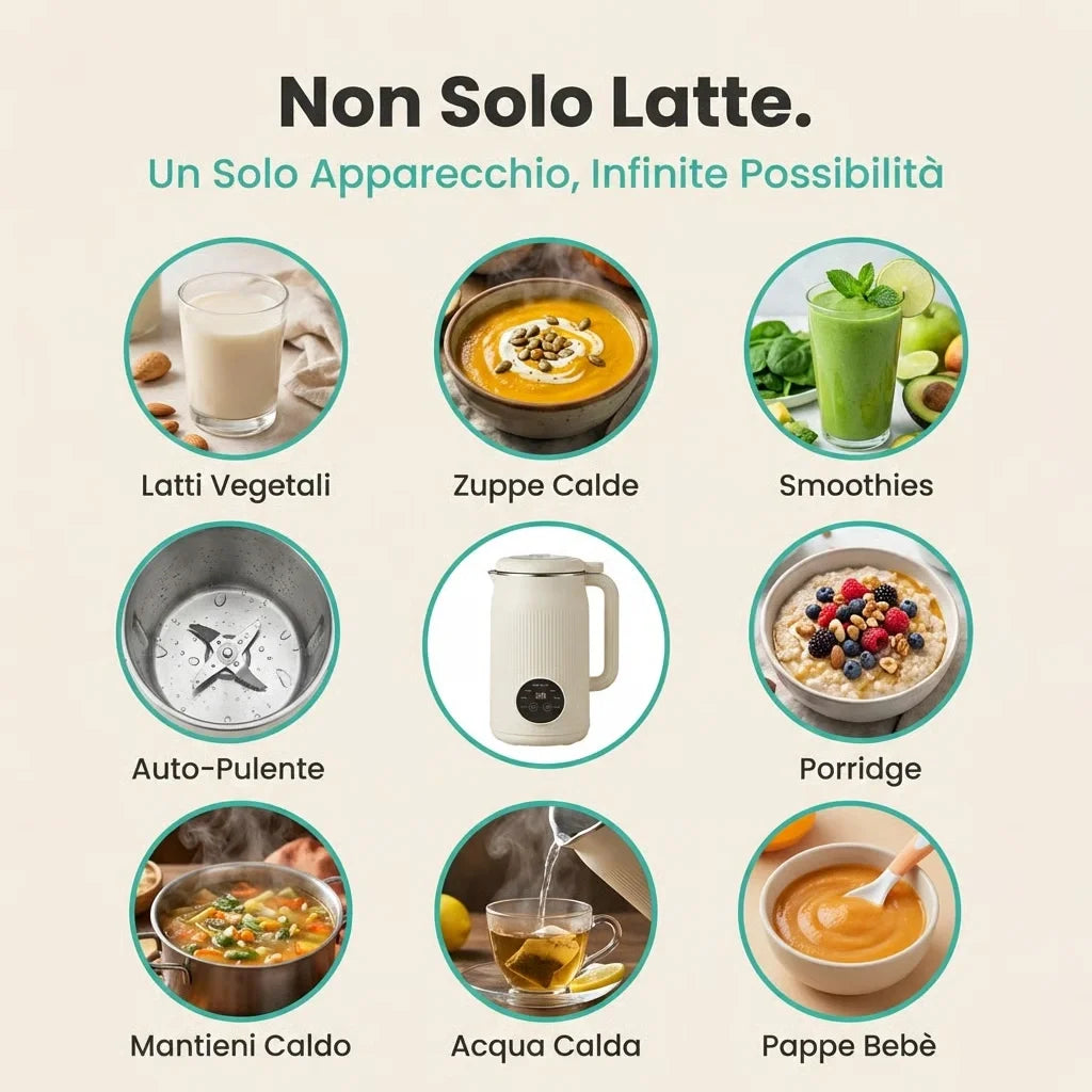Non Solo Latte 8 funzioni