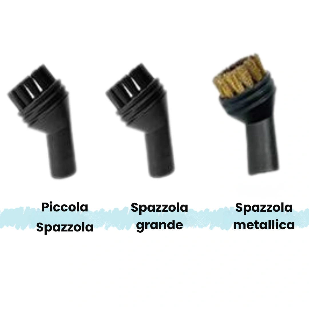 Confezione di spazzole: per lo sporco incrostato (grasso, guarnizioni, griglie, forno, ecc.)